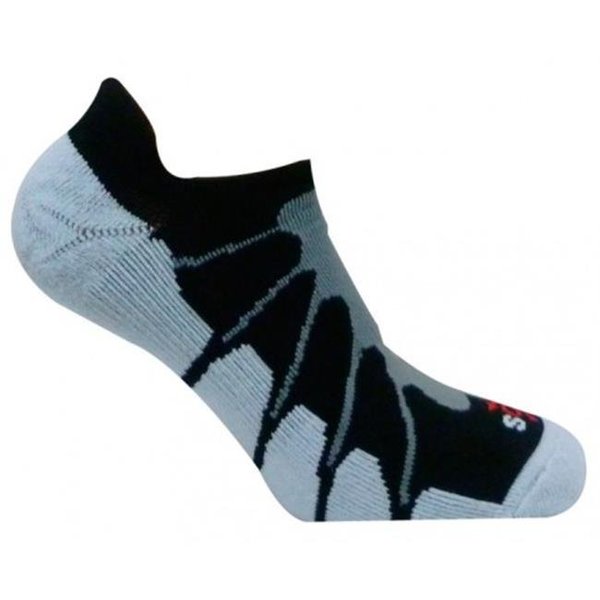 Sox Sox SS 6011 Sport Plantar Fasciitis Arch Support Ghost Compression Socks; Black - Small SS6011_BK_SM